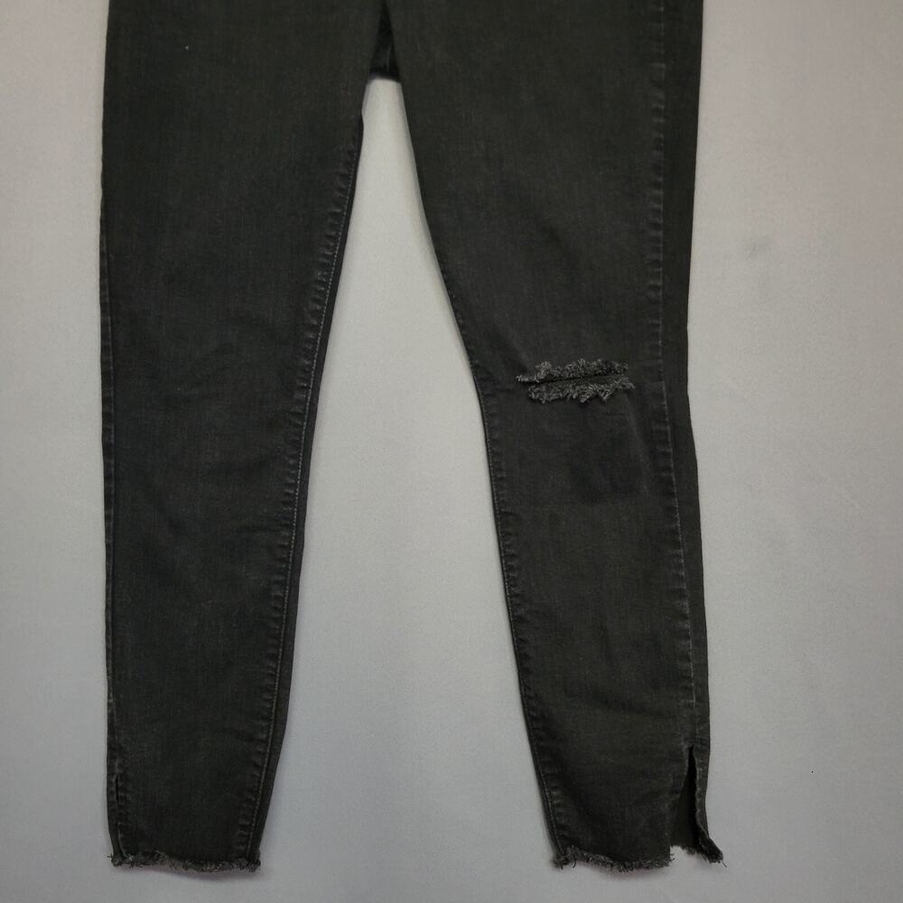 Denizen Levis Modern Distress Ankle Jeans Womens 29 Denim Black Stretches Casual - Picture 5 of 14